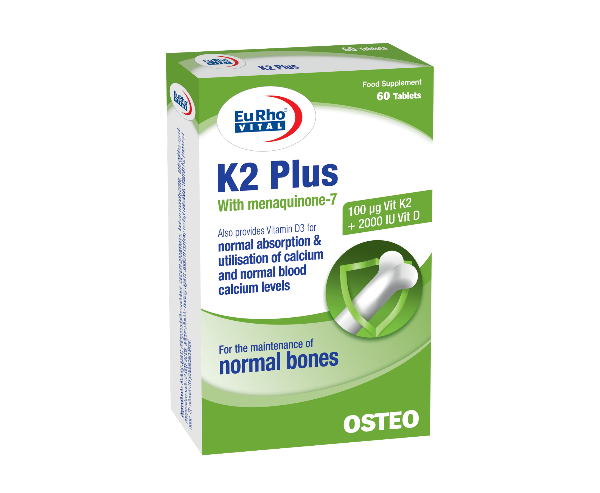 قرص ویتامین K2 پلاس یوروویتال