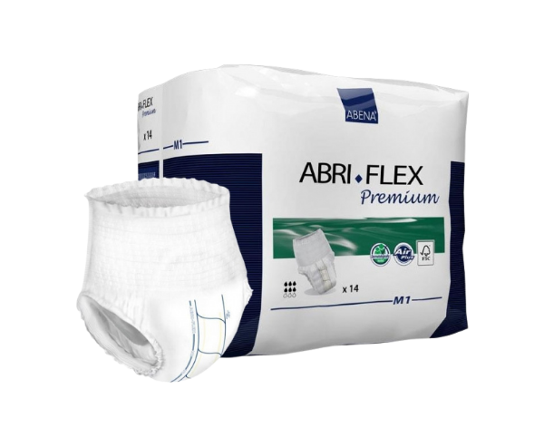 پوشک بزرگسال شورتی M1 ابری فلکس | سایز متوسط با جذب بالا